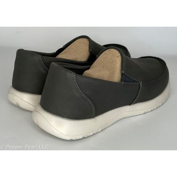 Charcoal Comfortable Slip On Work Leisure Loafer Shoes Men's Size 8 Women's 10 - Picture 6 of 11